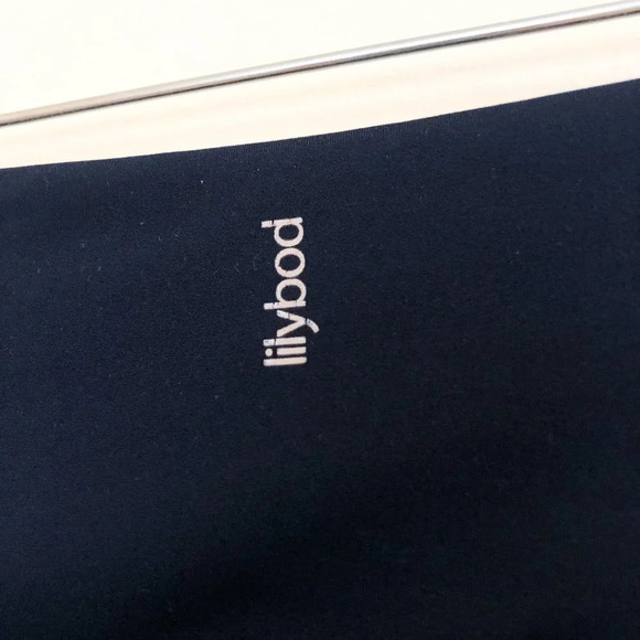 Lilybod Embellished Athletic Athleisure High Waist Black Leggings Women's M - Picture 8 of 10